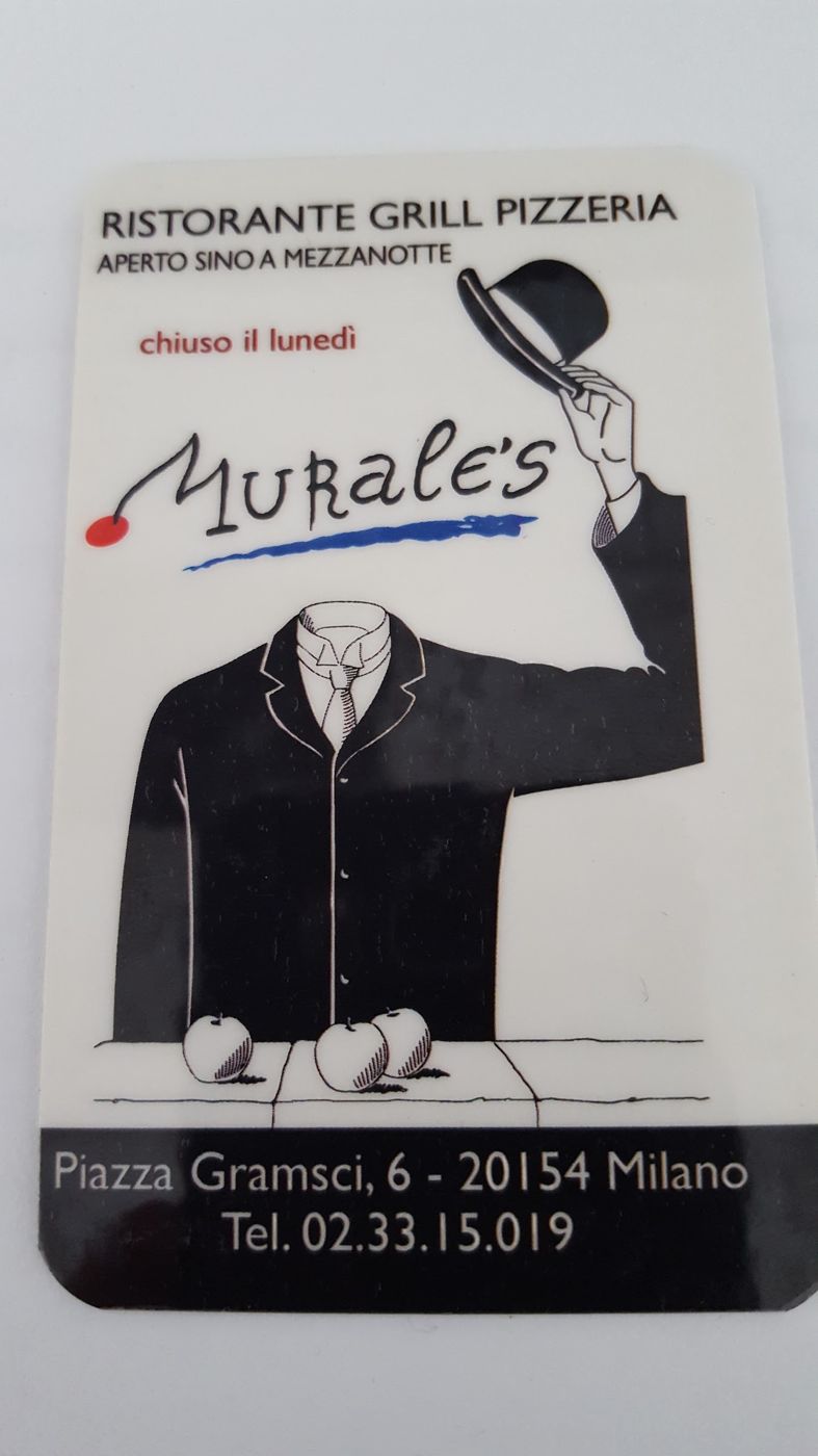 Il biglietto da visita del Murale's