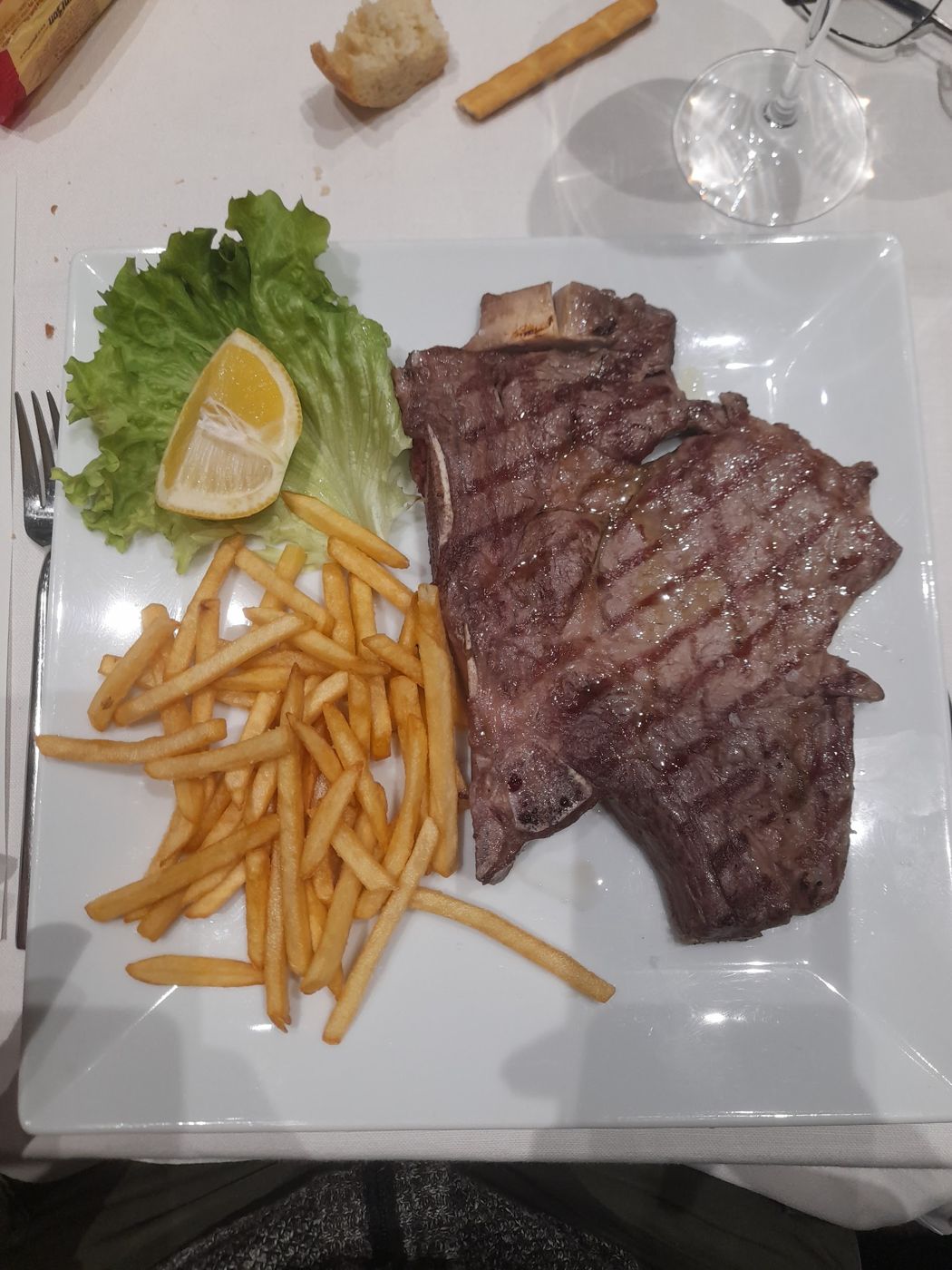 Bistecca con patatine