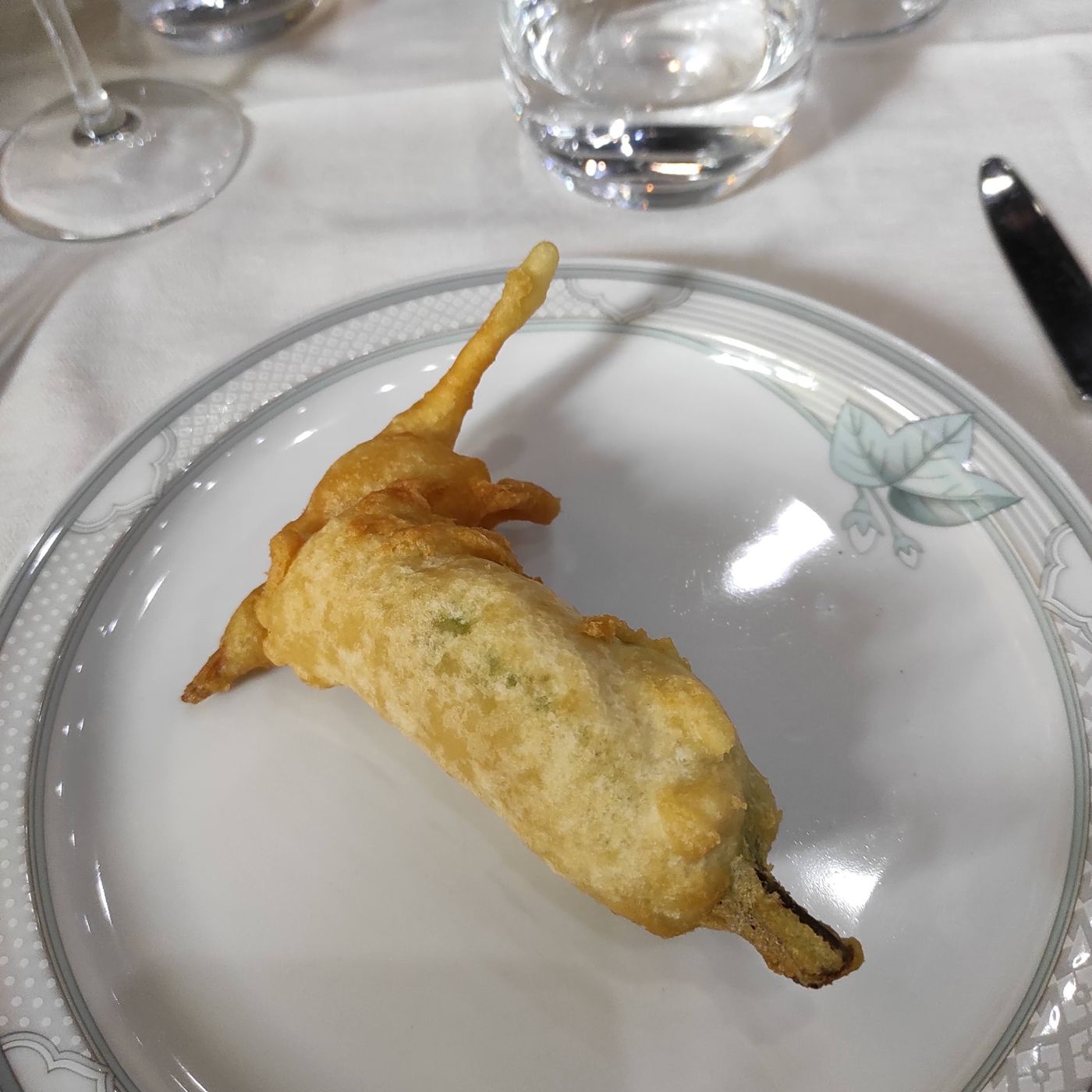 Fiore di zucca fritto