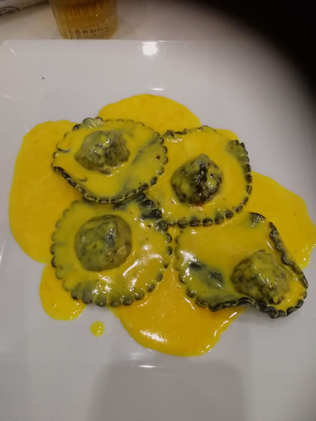 Ravioli con zafferano