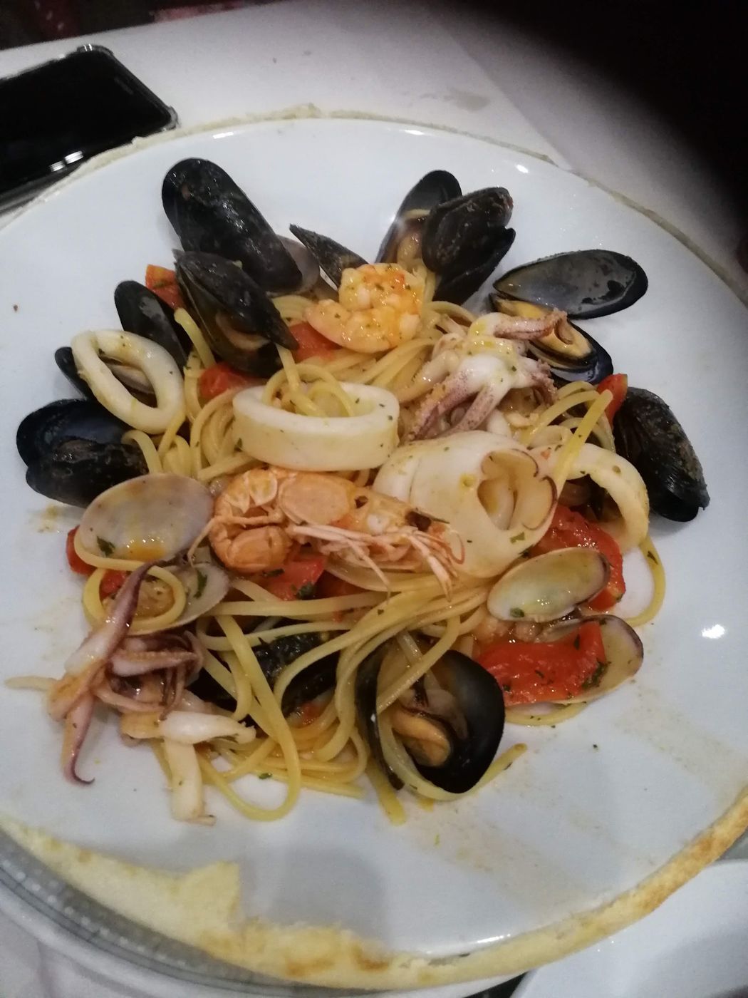 Spaghetti con cozze